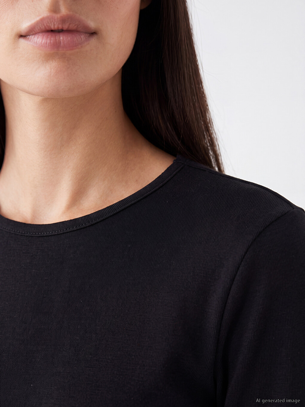 Crew Neck 100% Cotton Women's Body-2