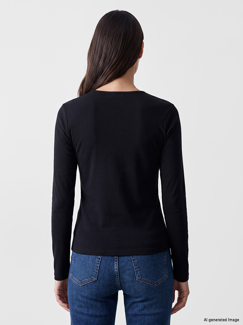 Crew Neck 100% Cotton Women's Body-3