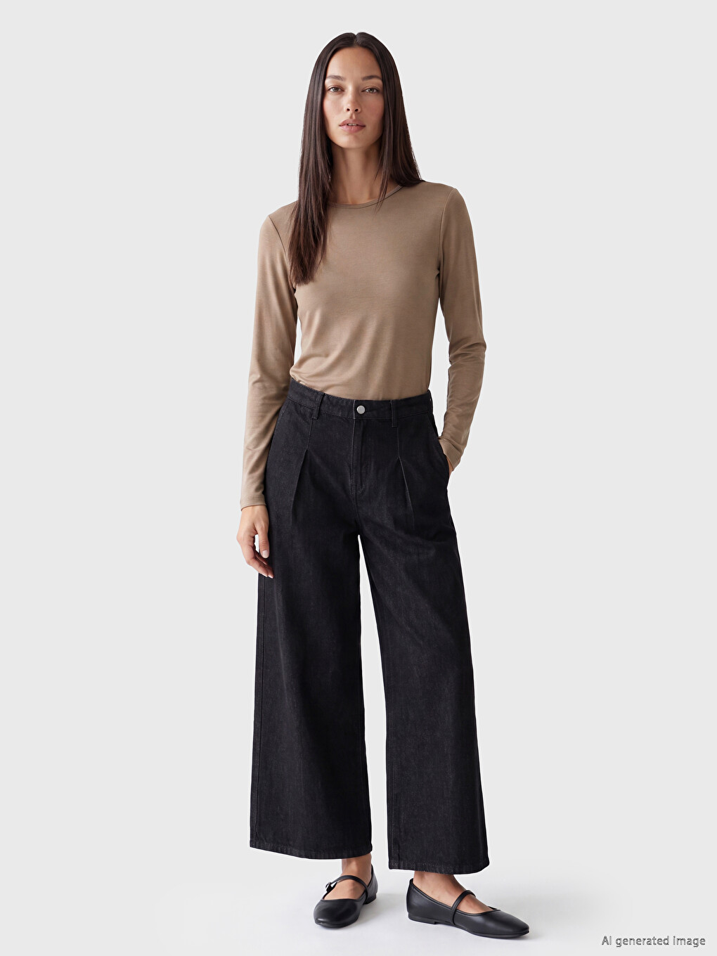 Crew Neck 100% Cotton Women's Body-1