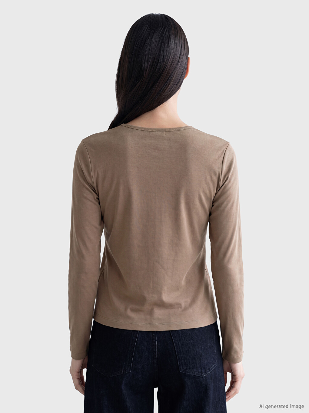 Crew Neck 100% Cotton Women's Body-3