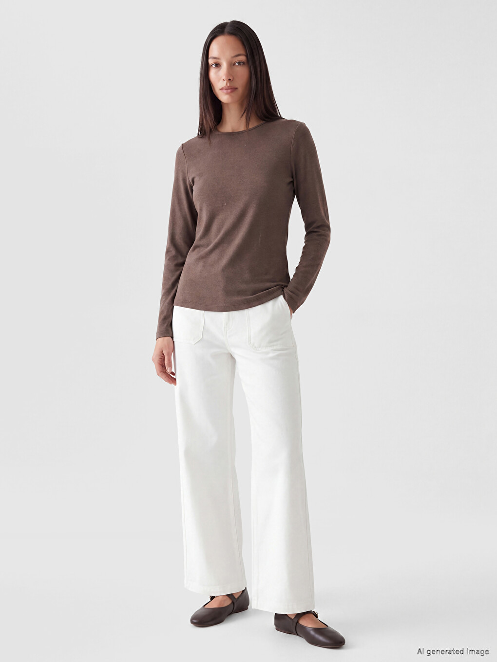 Crew Neck Women's Body-1
