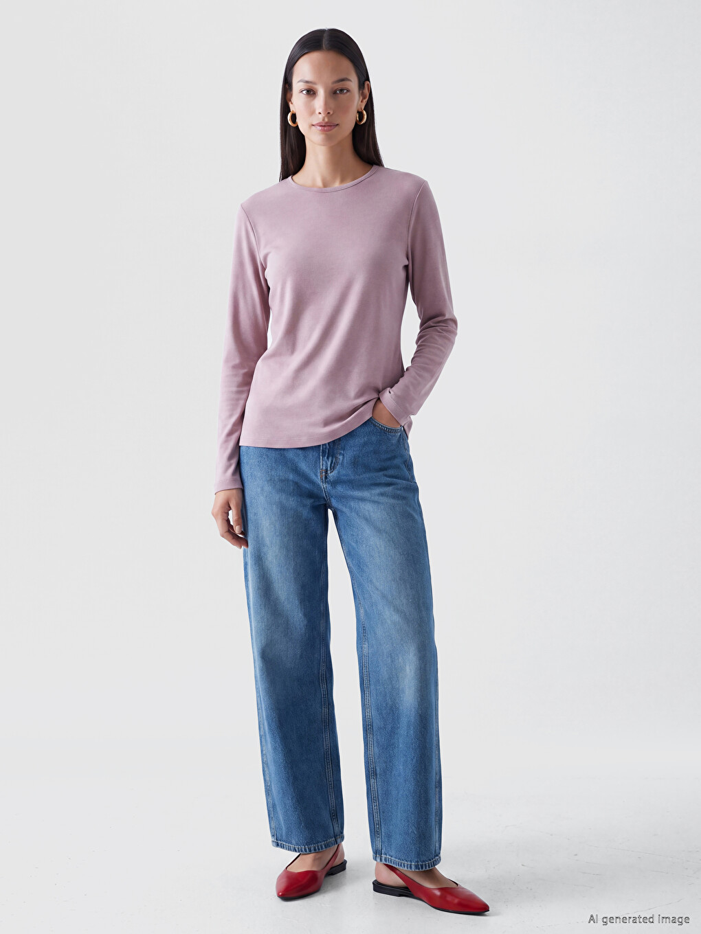 Crew Neck Women's Body-1