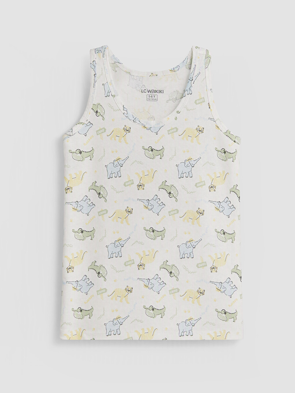 2 Pack U Neck Boys' Vest-3