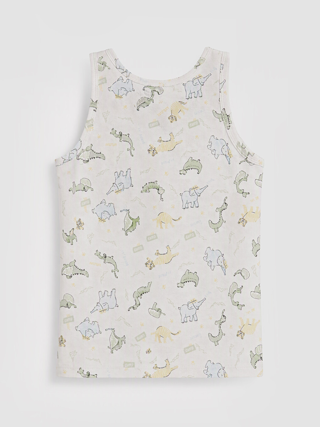 2 Pack U Neck Boys' Vest-4