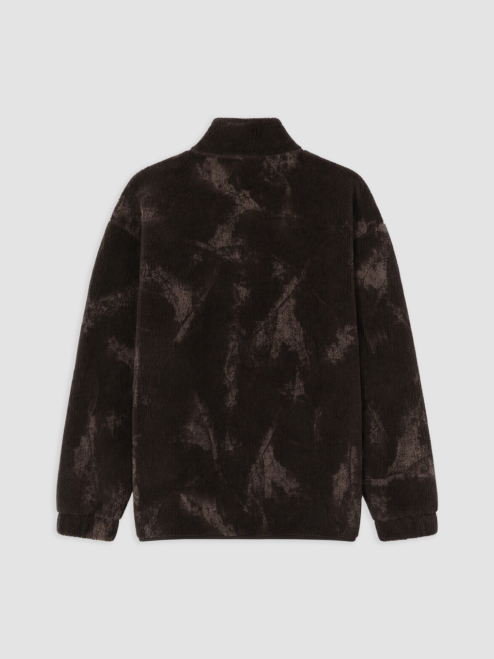 Dik Yaka Erkek Fermuarlı Sweatshirt-5