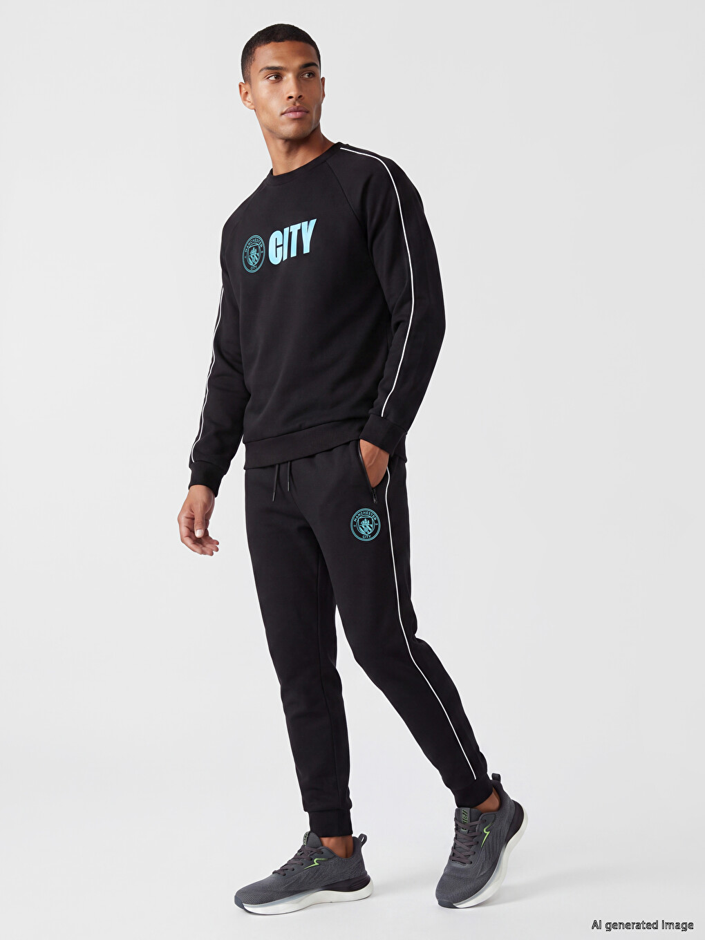 Manchester City Štampane Muške Jogger Trenerke-1