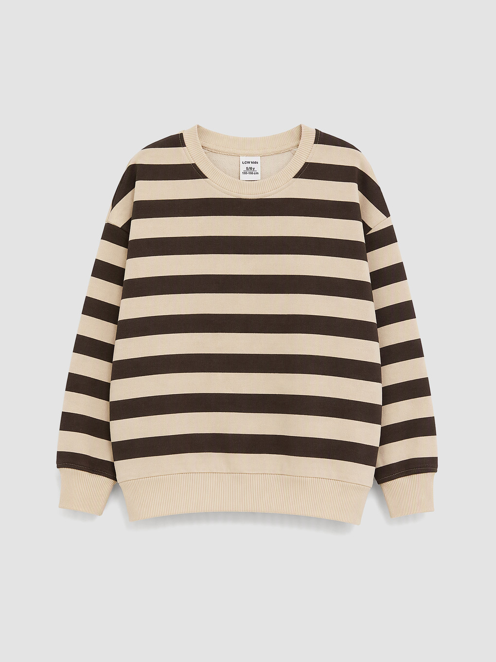 Gri 2'li Baskılı Erkek Çocuk Kalın Sweatshirt-5