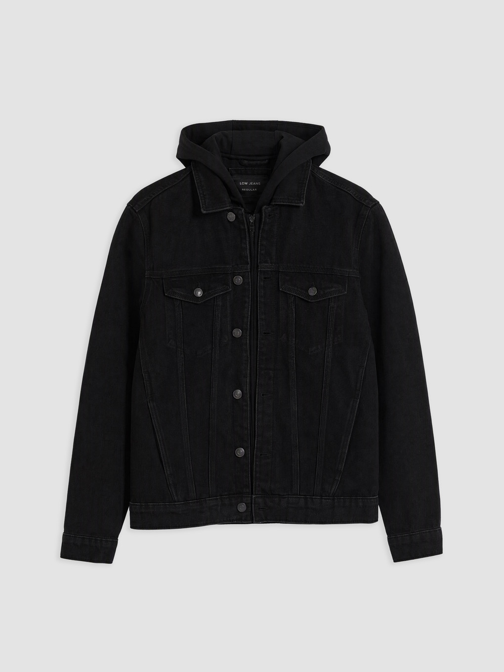 Siyah Regular Fit Erkek Jean Mont-4