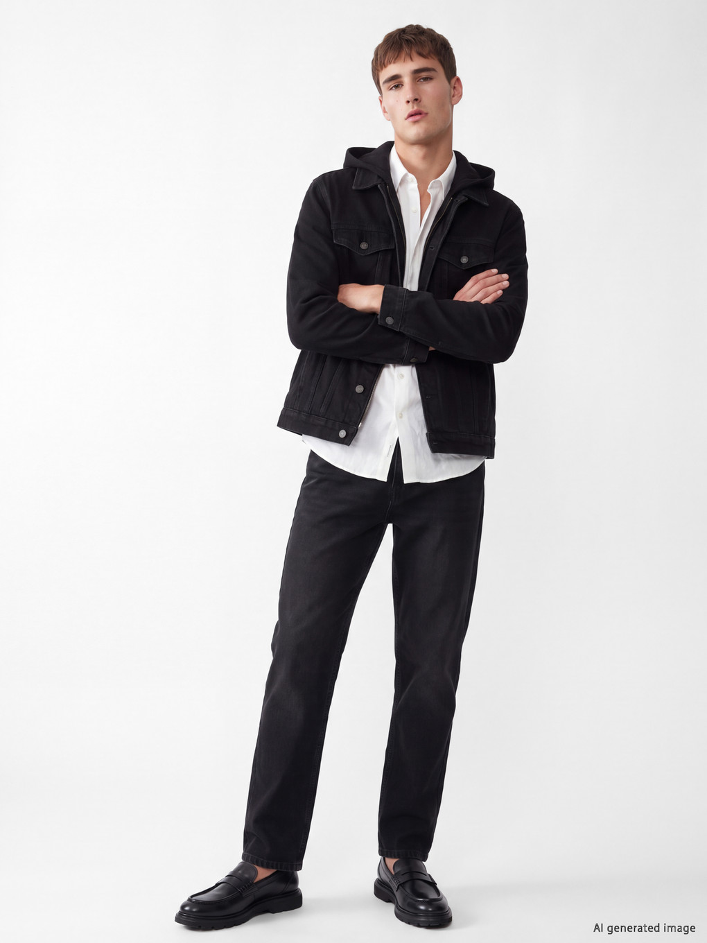 Siyah Regular Fit Erkek Jean Mont-1