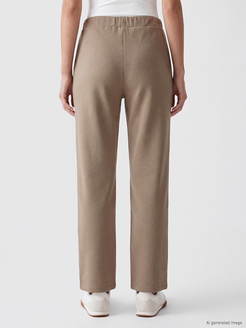 Elastic Waist Women's Sweatpants-2