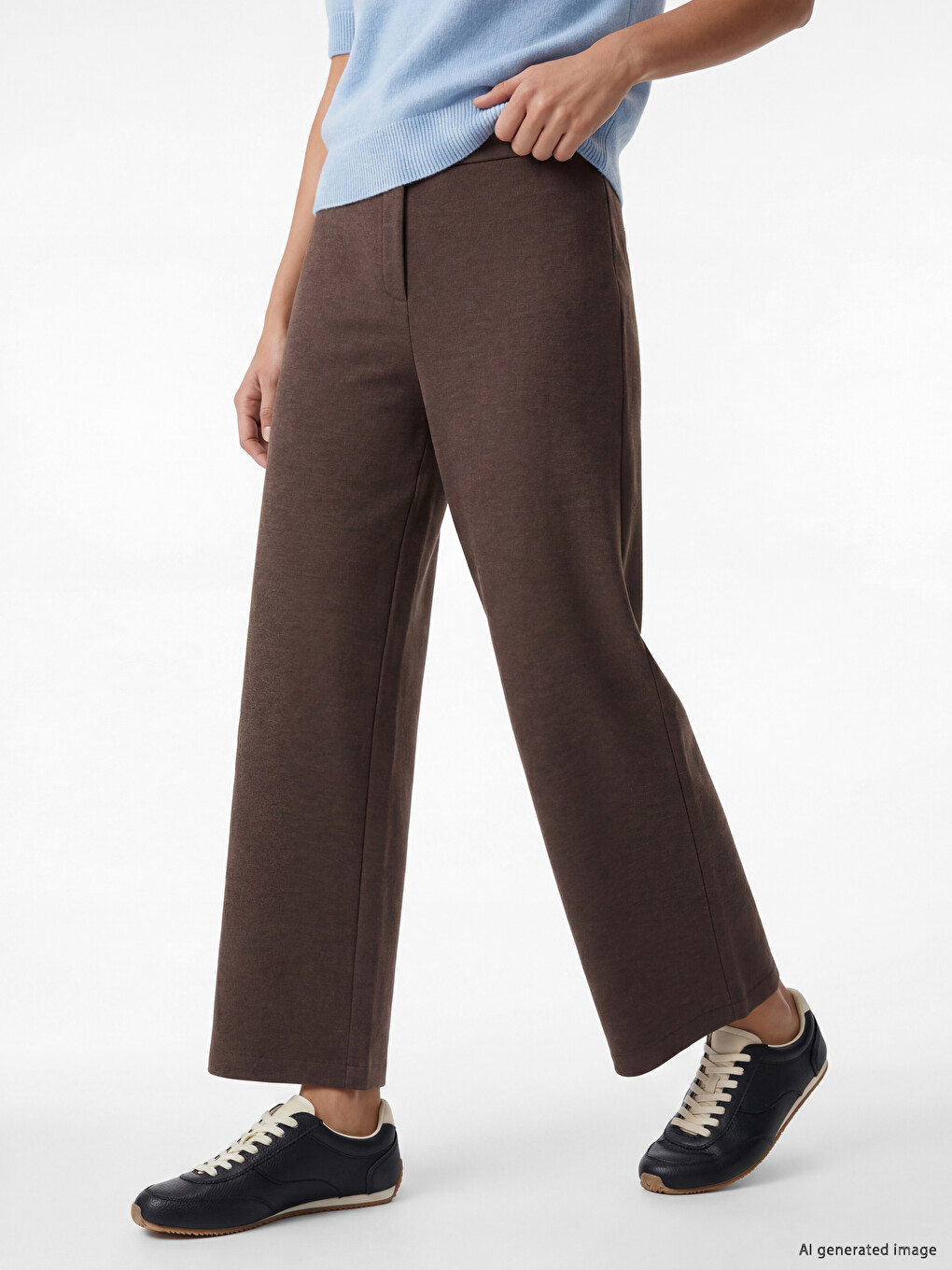 Woman Brown Trousers