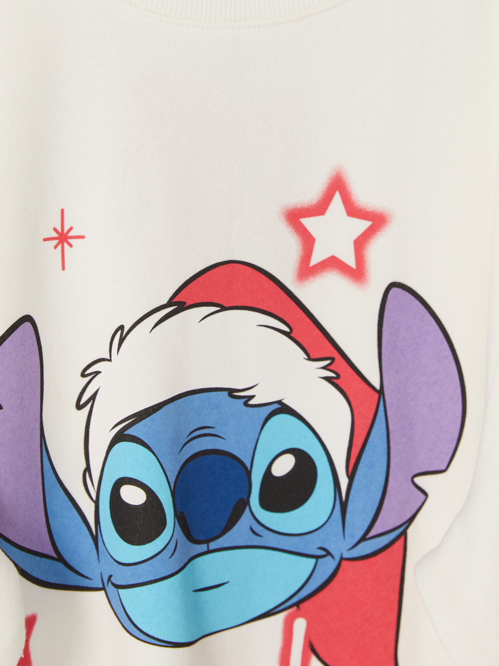 Stitch Принтті Қыздарға Арналған Қалың Свитшот-2