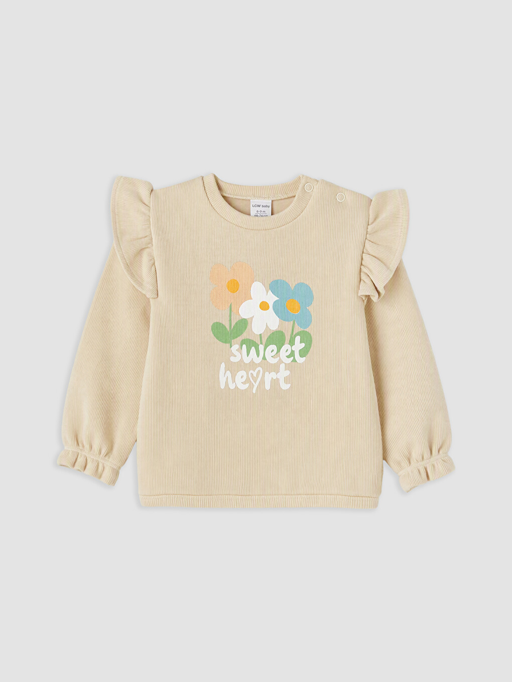 Flower Printed Baby Girls' 2 Pack Set-1