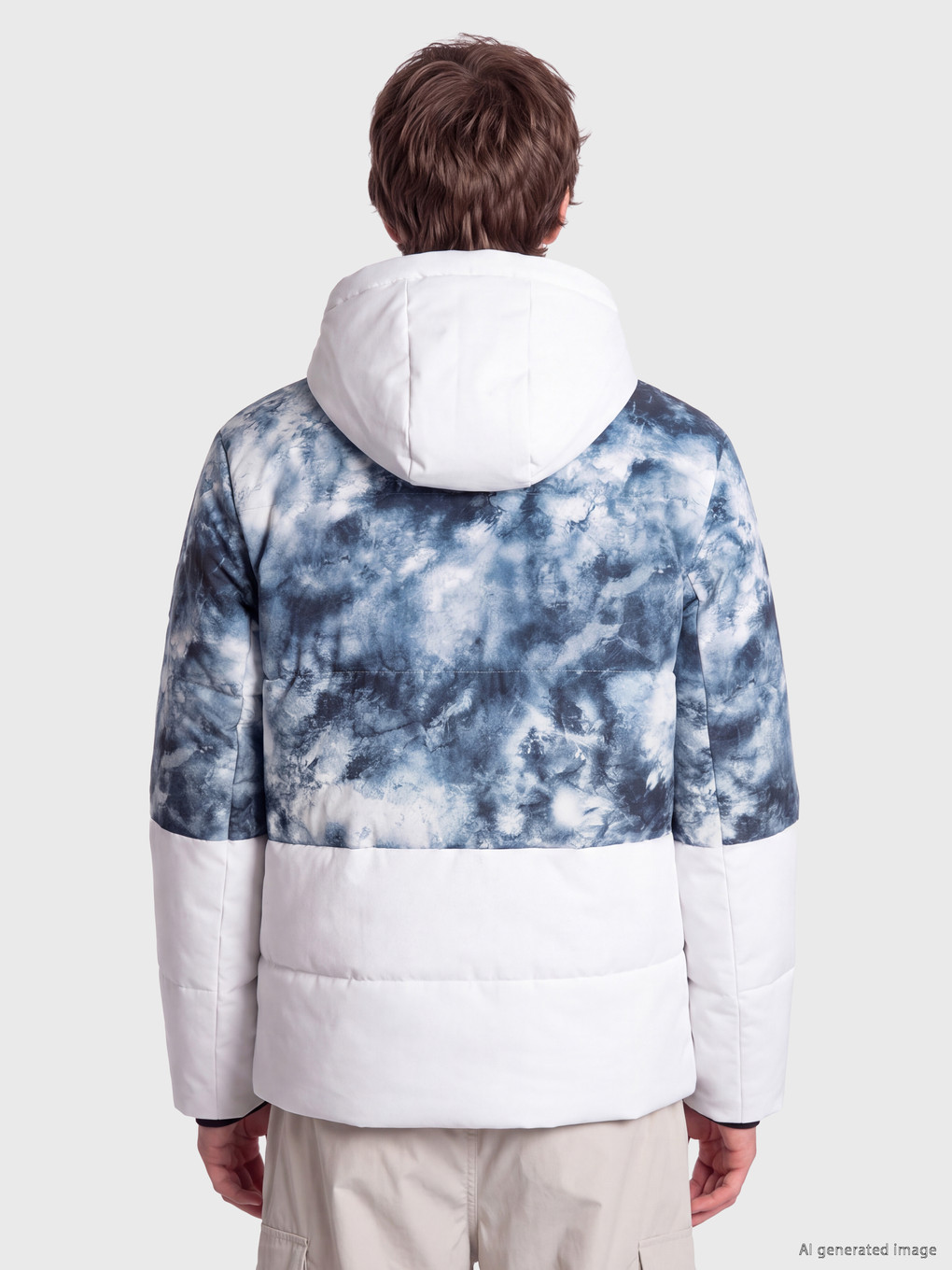 Regular Fit Hooded Men's Coat-3