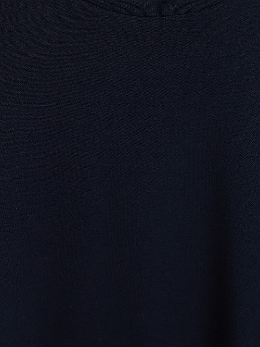 Lacivert Şeritli Soft Touch Kadın Sweatshirt-2