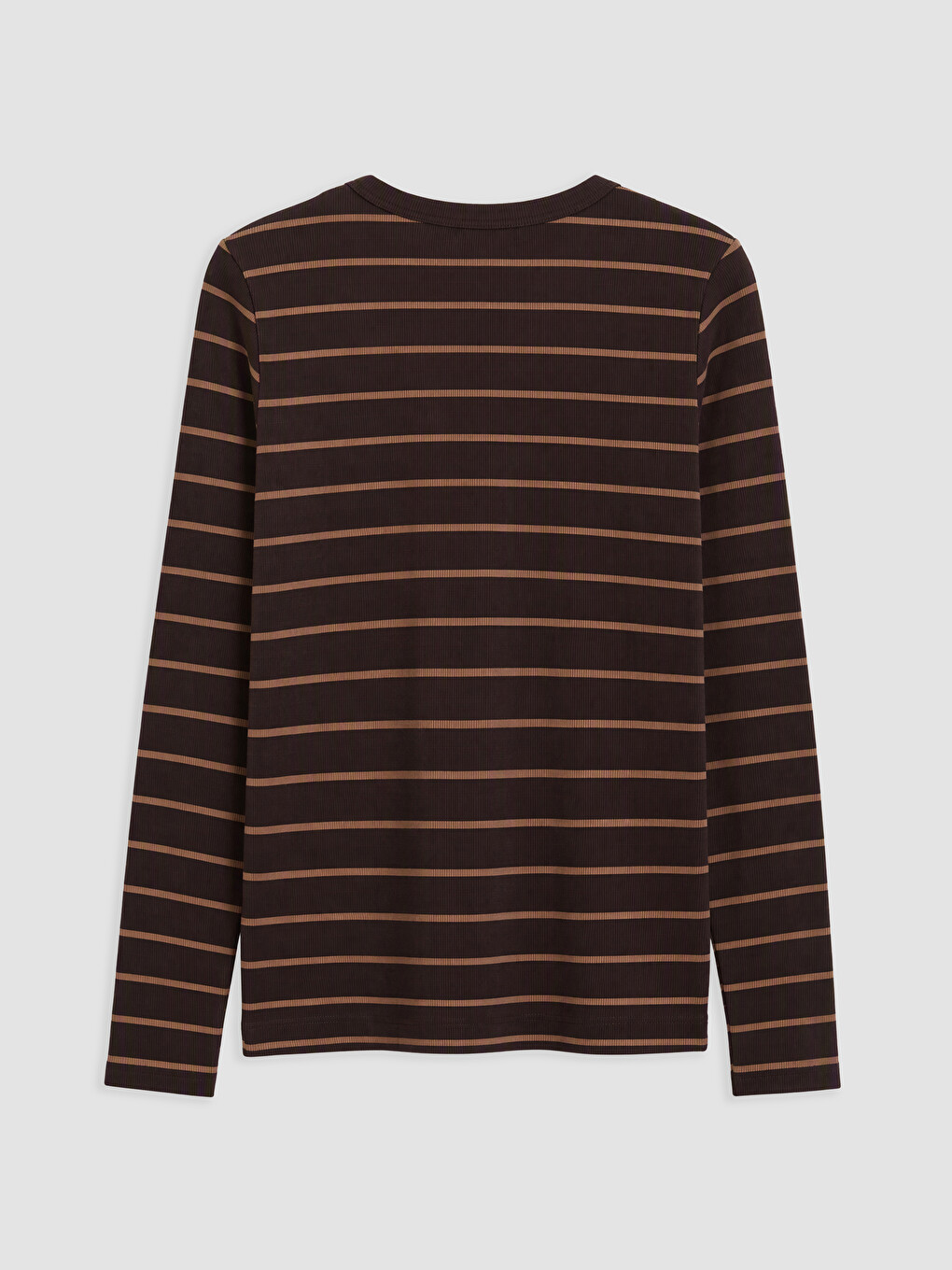 Crew Neck Striped Women's Body-5