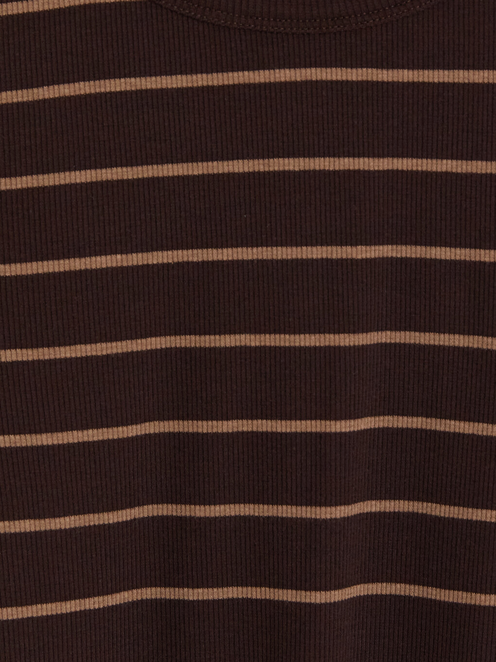 Crew Neck Striped Women's Body-6