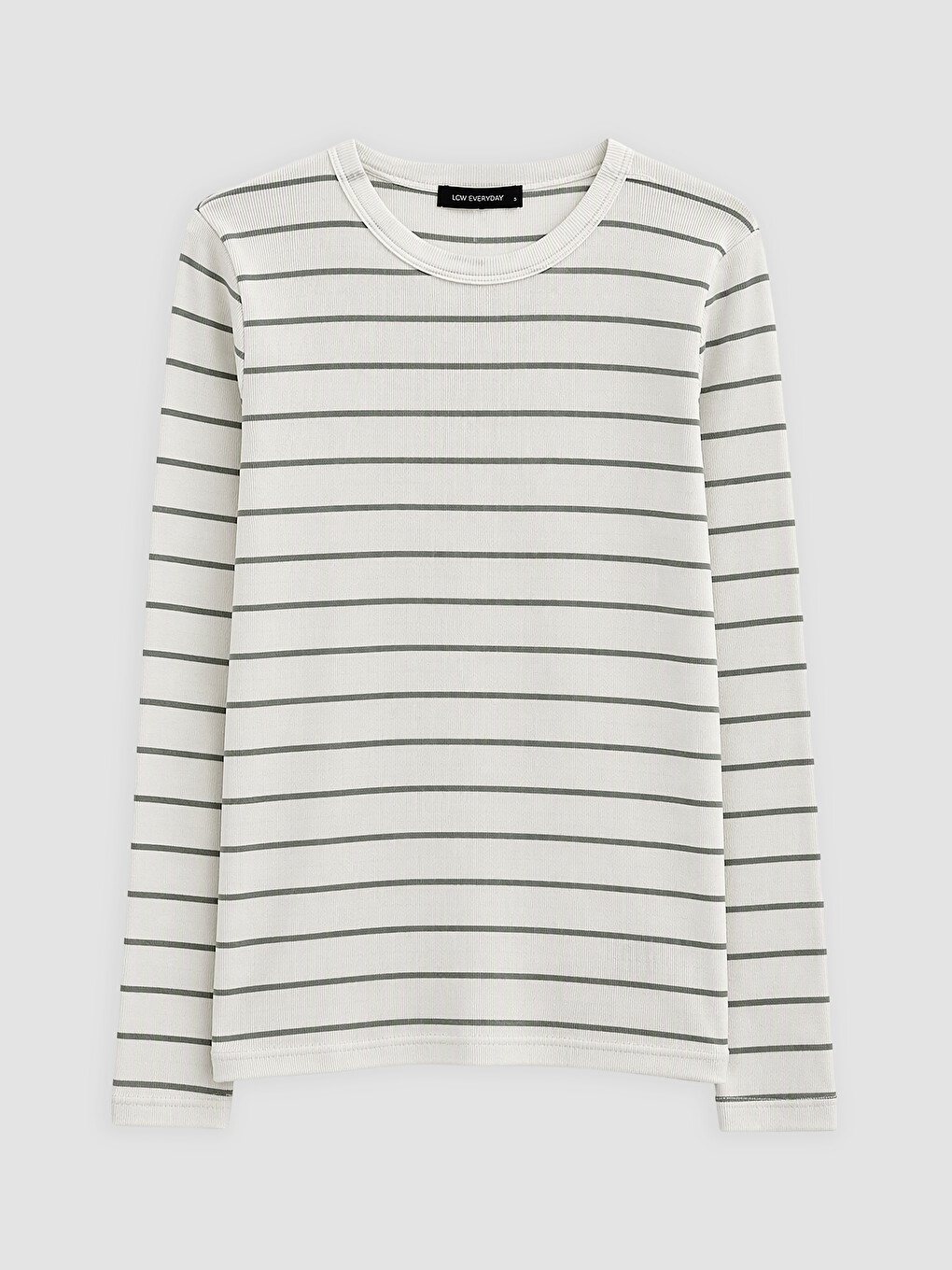Crew Neck Striped Women's Body