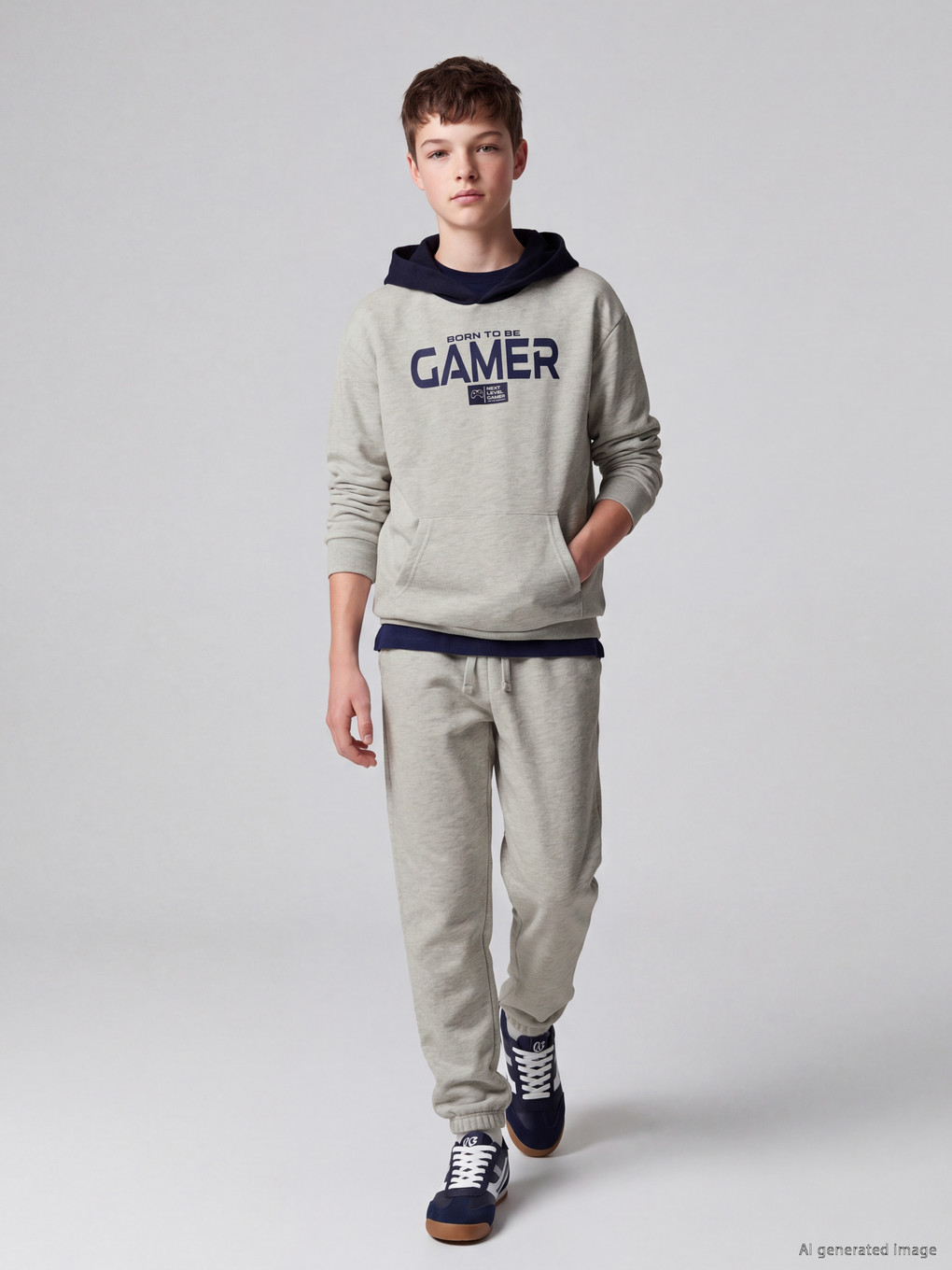  Printed Boys' Tracksuit Set