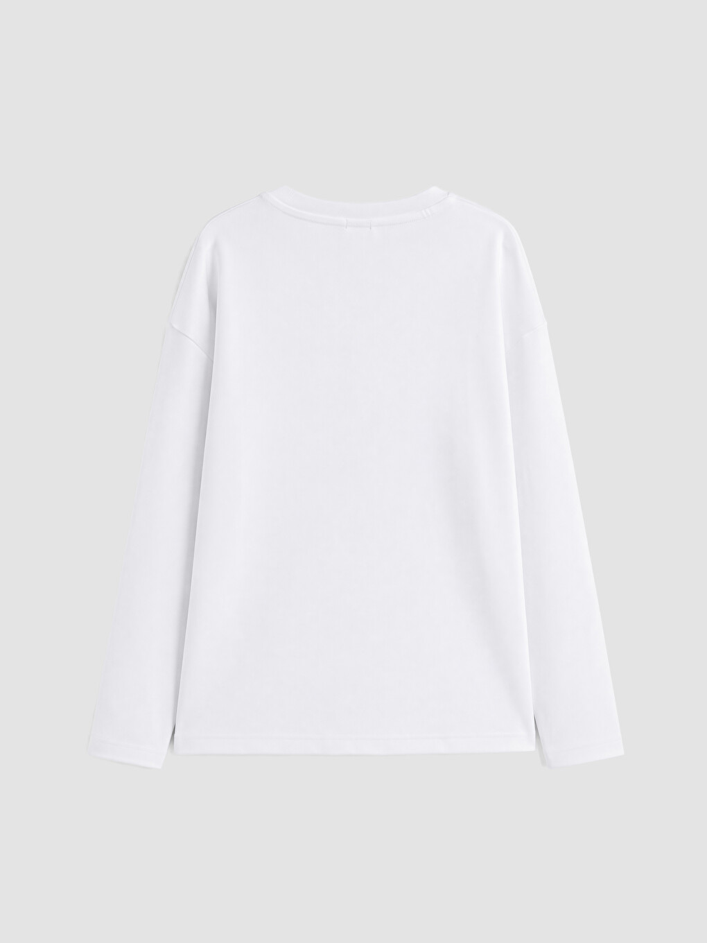 Crew Neck Long Sleeve Boys' T-shirt-2