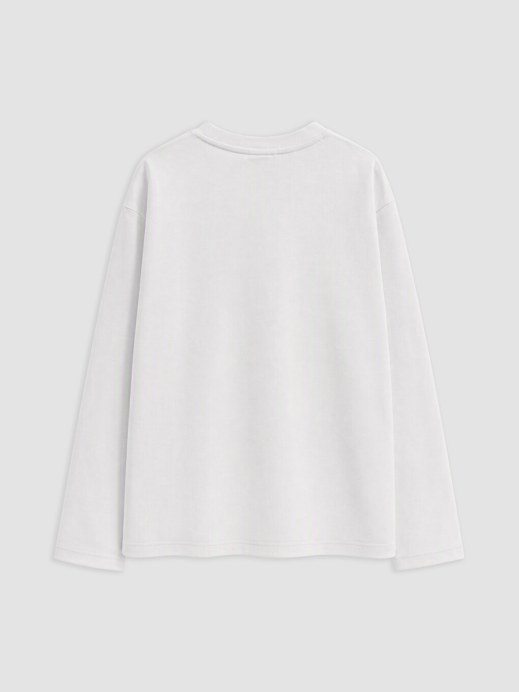 Crew Neck Long Sleeve Boys' T-shirt-2