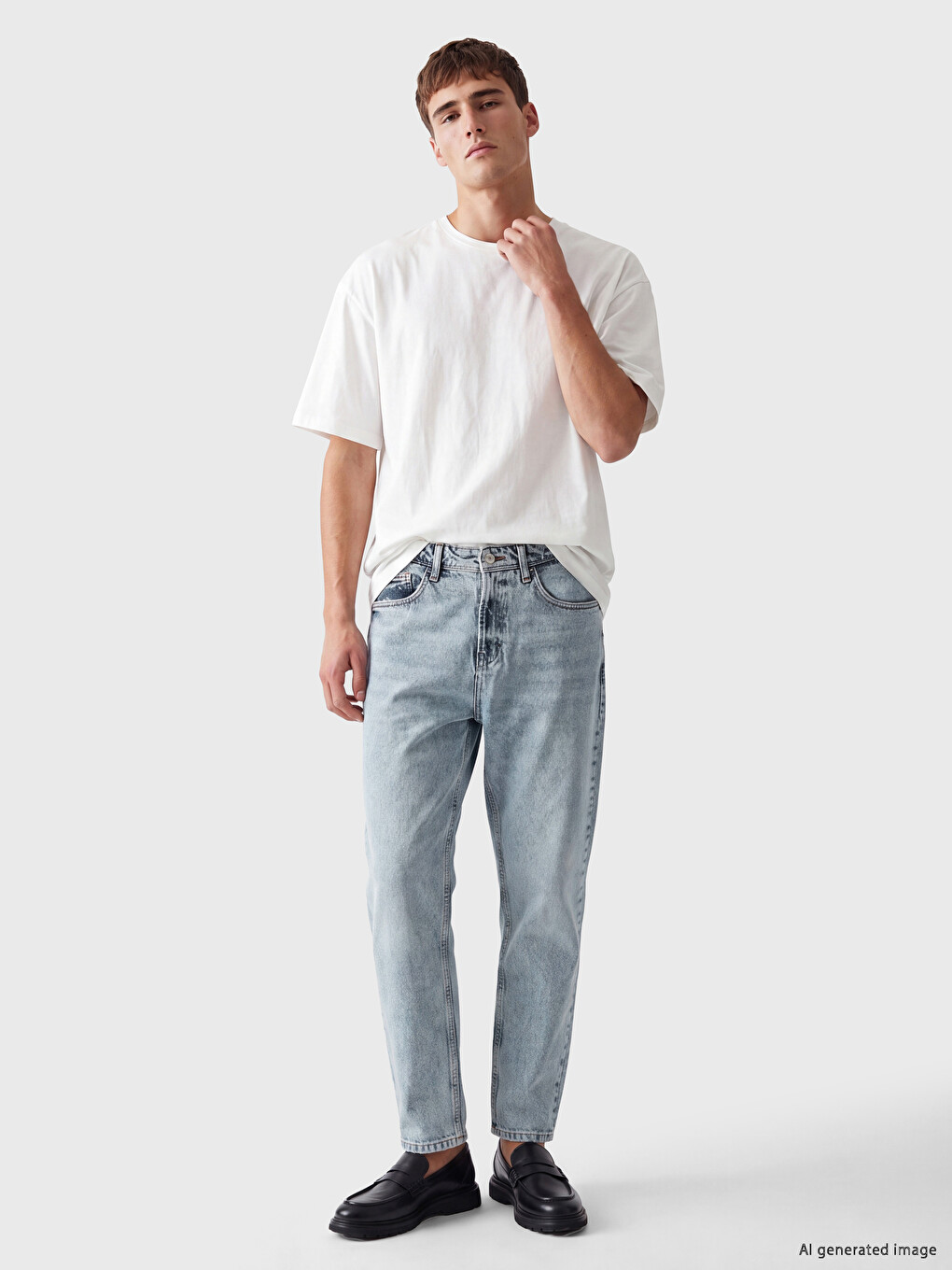 İndigo 750 Slim Fit Erkek Jean Pantolon-1