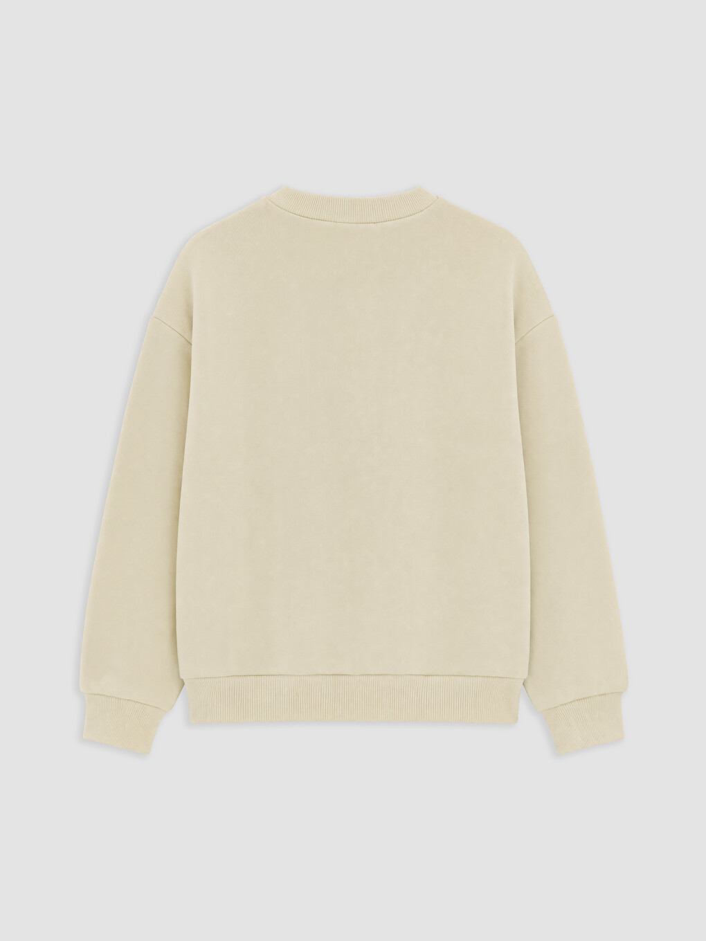Turkuaz Çiçekli Kız Çocuk Sweatshirt-1