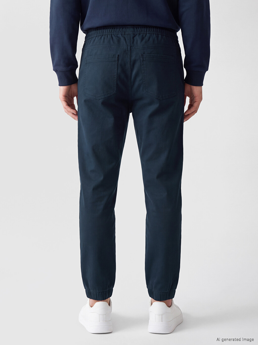 Regular Fit Men's Jogger Trousers-3