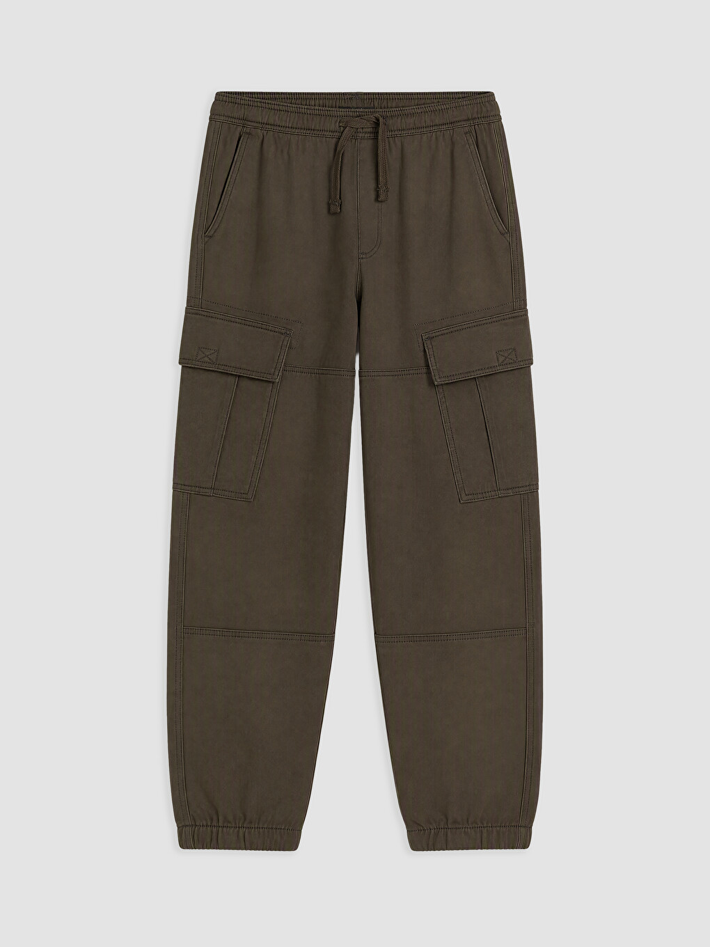Man Khaki Trousers-4