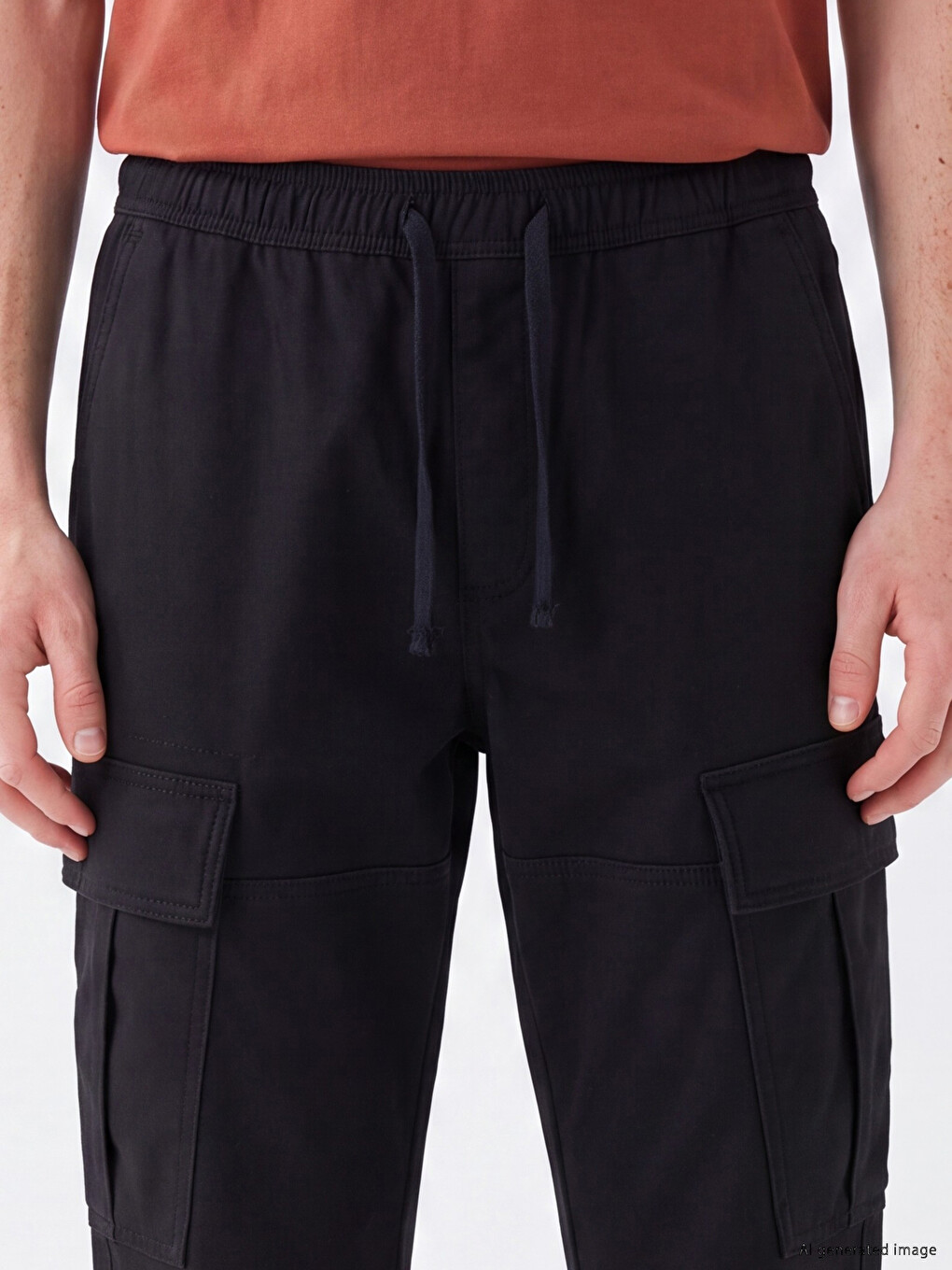 Man Black Trousers-2