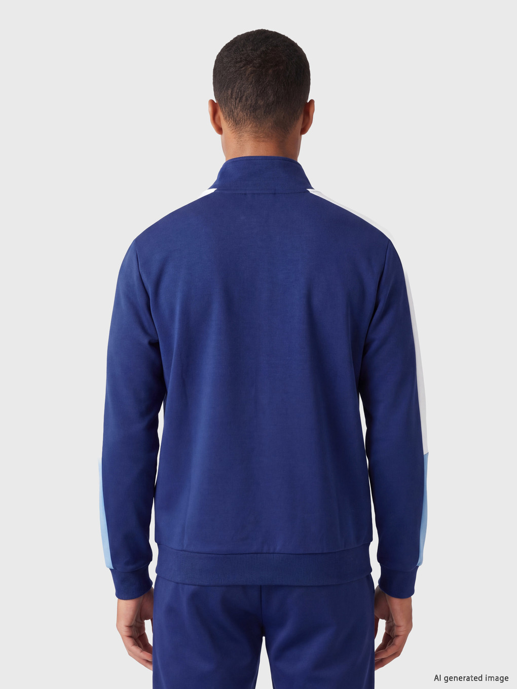 Lacivert Manchester City Baskılı Erkek Sweatshirt-3
