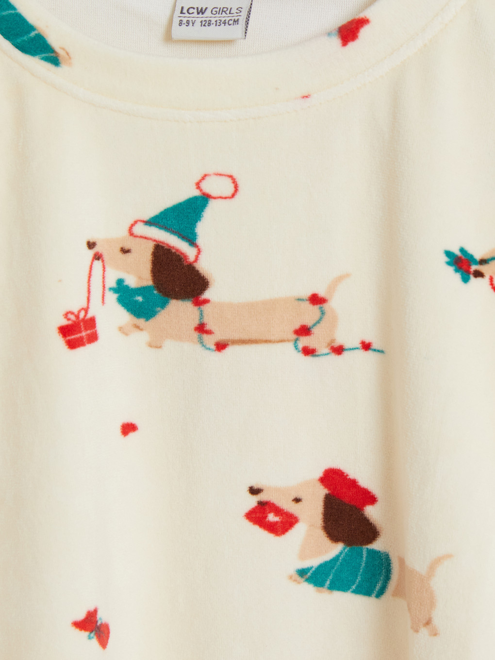 Girl Beige Pyjama Set-2