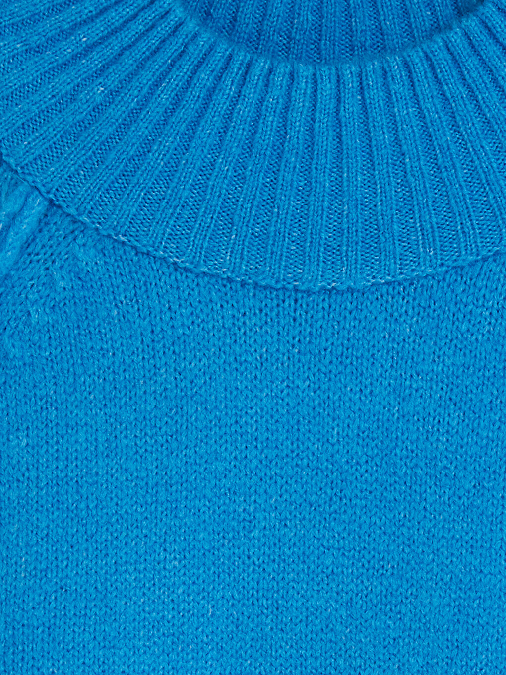 Pull-over En Tricot À Col Montant Pour Femme-5