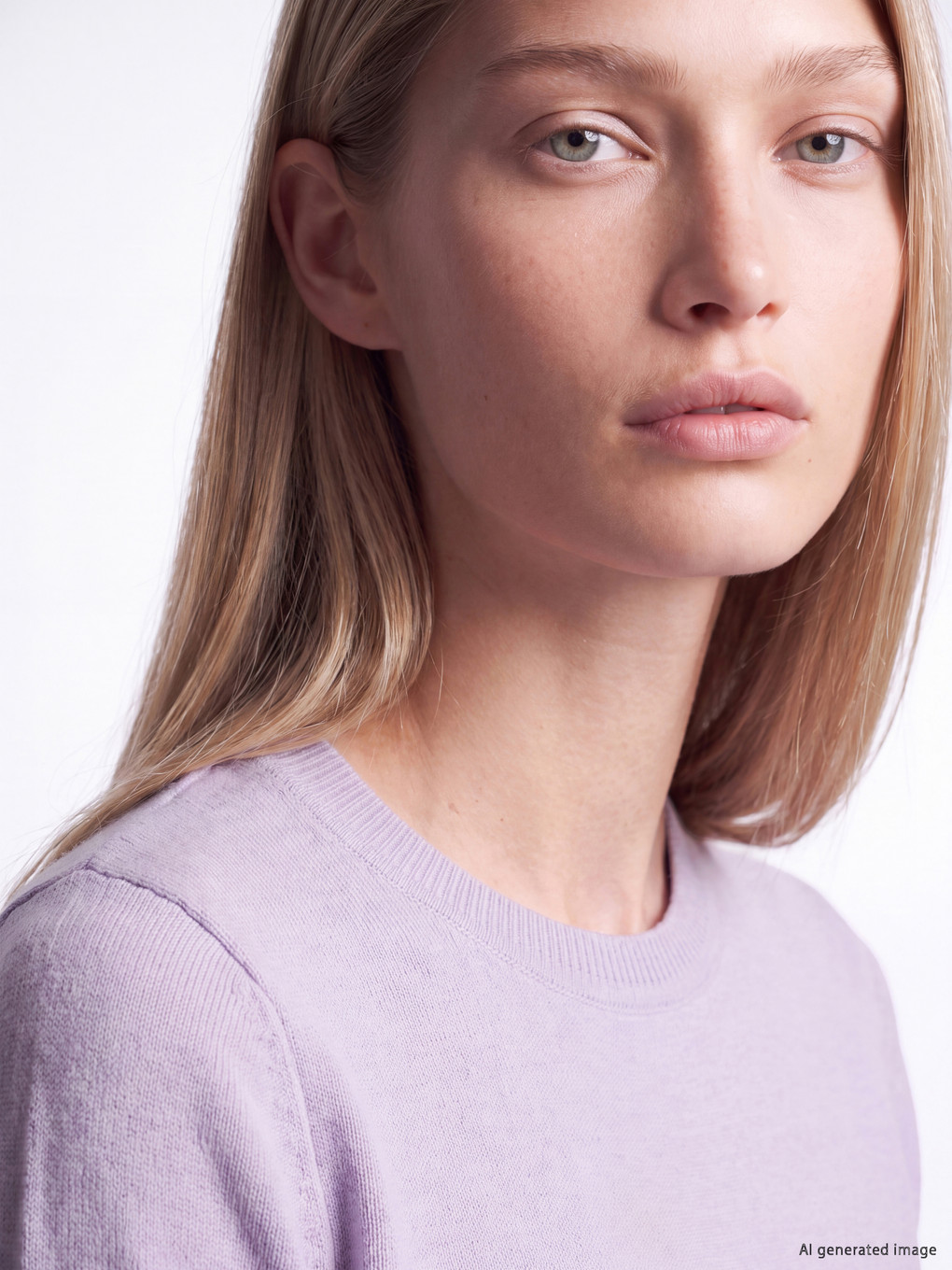 Crew Neck Women's Knitwear Sweater-3