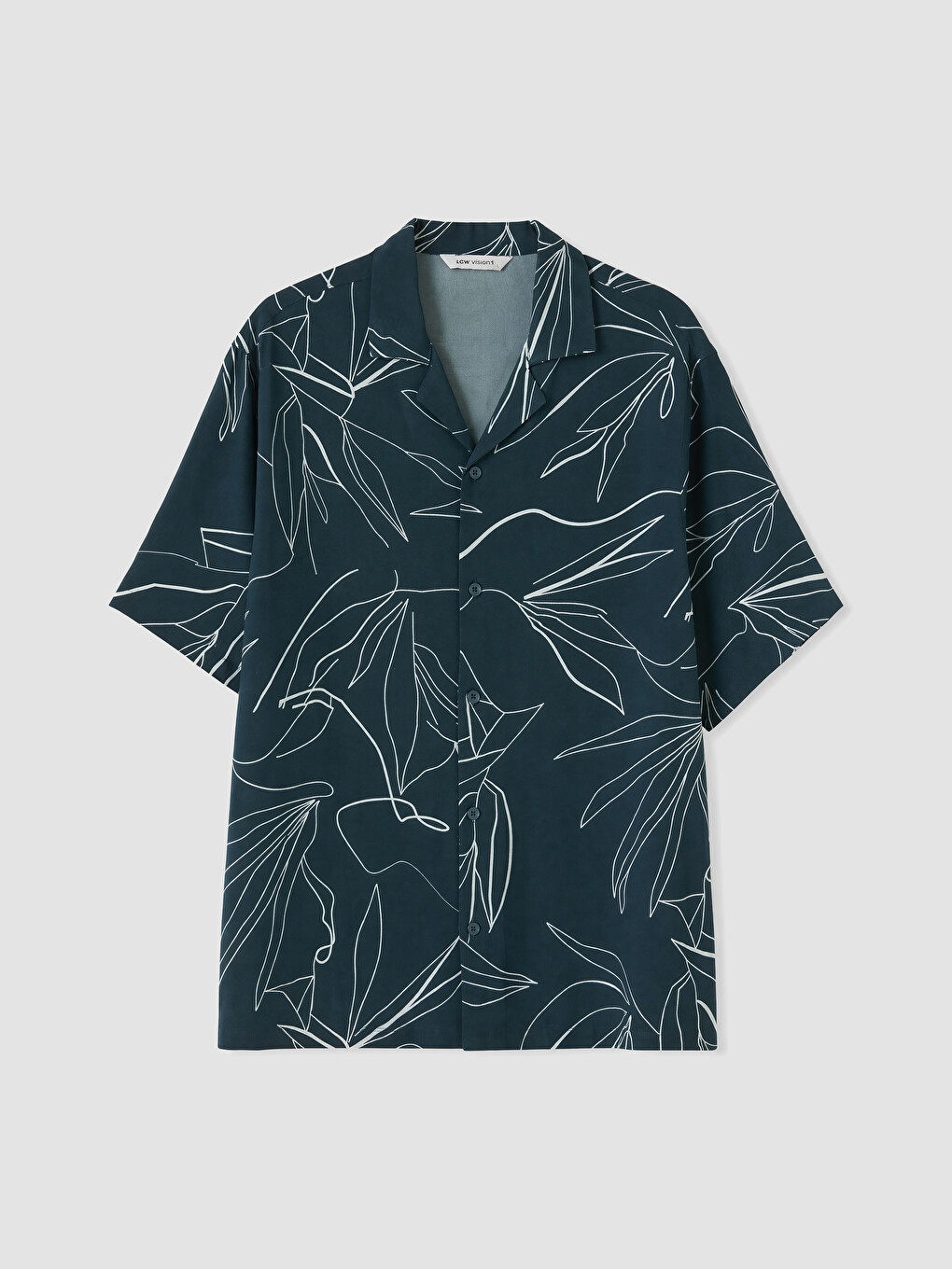 Regular Fit Patterned Dobby Men's Shirt-4