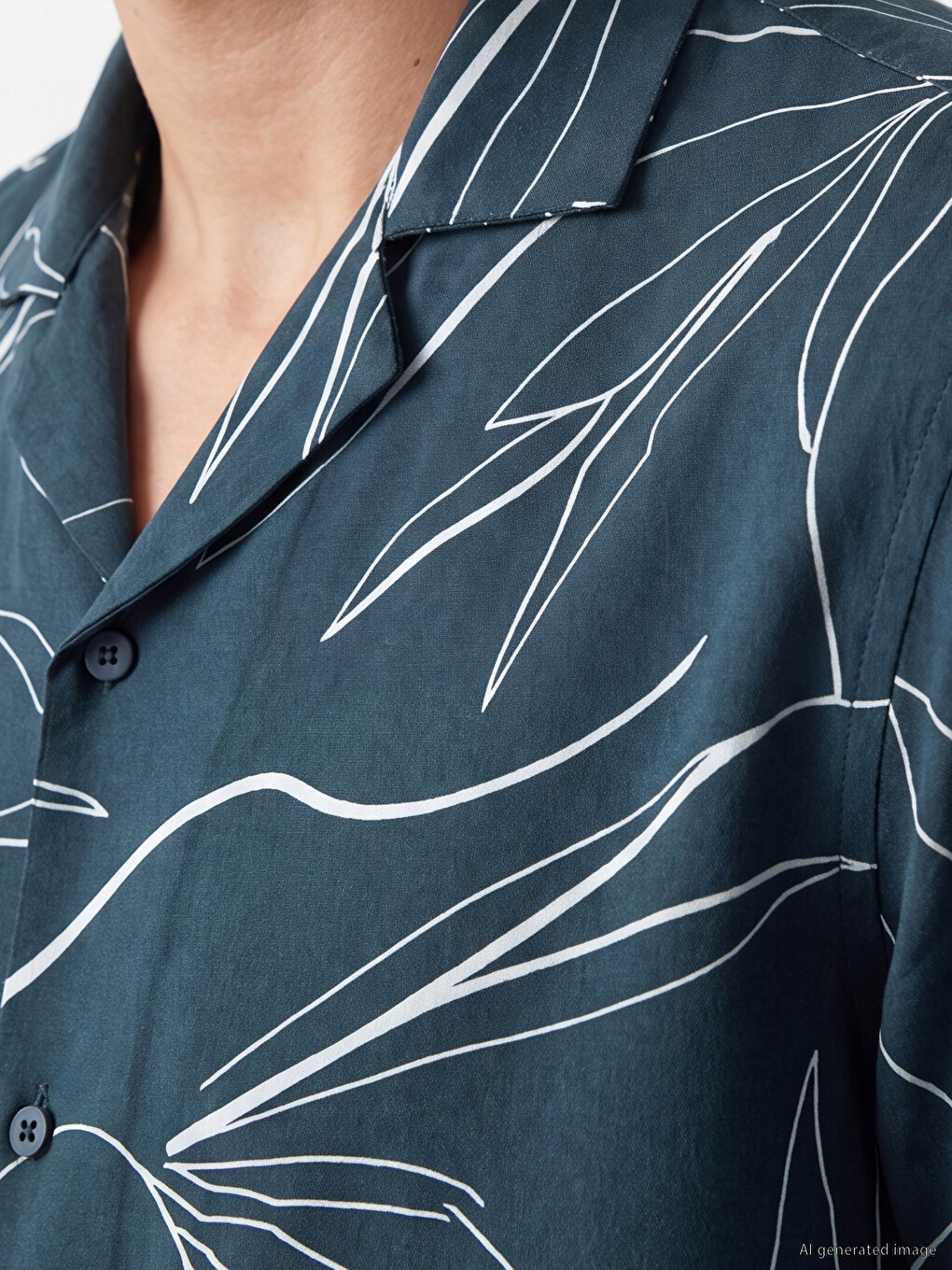 Regular Fit Patterned Dobby Men's Shirt-2