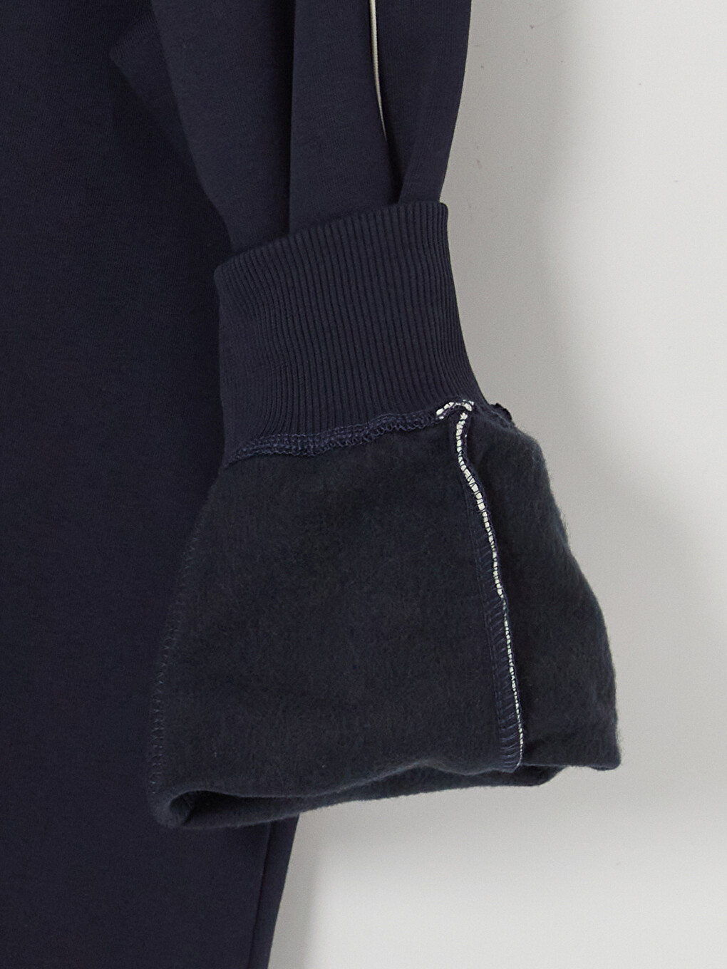 Mock Neck Men's Thick Sweatshirt-5
