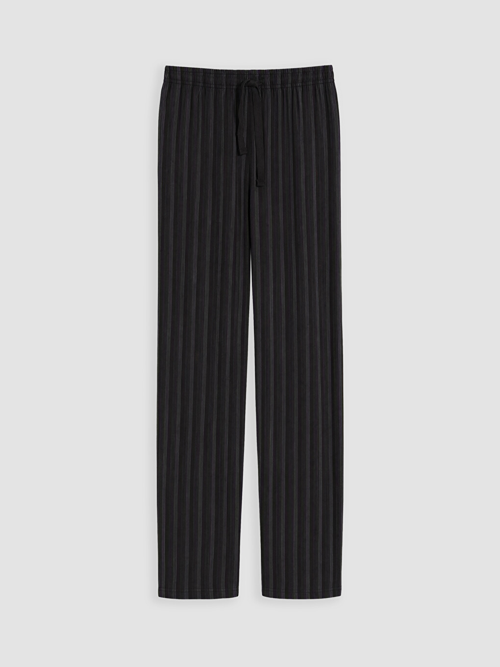 Siyah Çizgili Erkek Pijama Alt