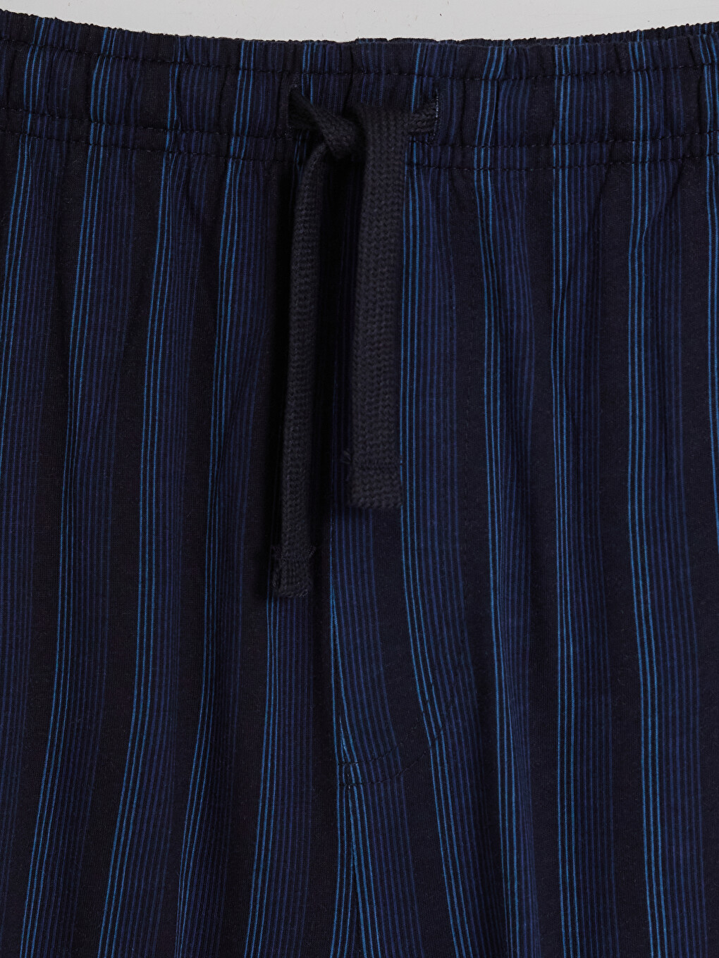 Lacivert Regular Fit Çizgili Erkek Pijama Alt-1