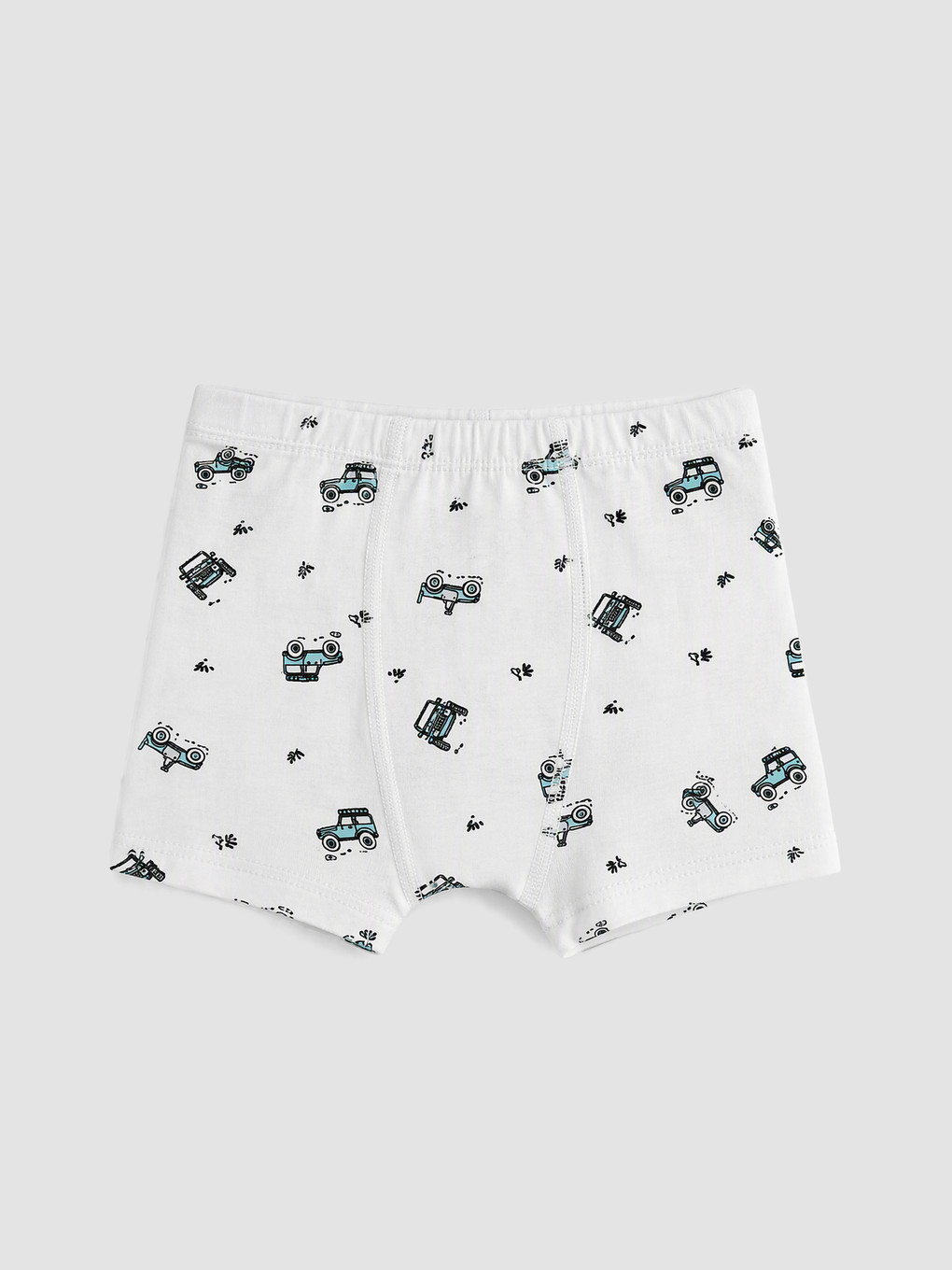 Boy White Boxer Briefs-2