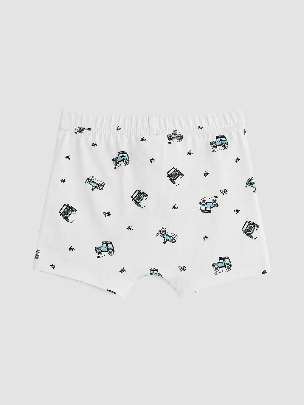 Boy White Boxer Briefs-4