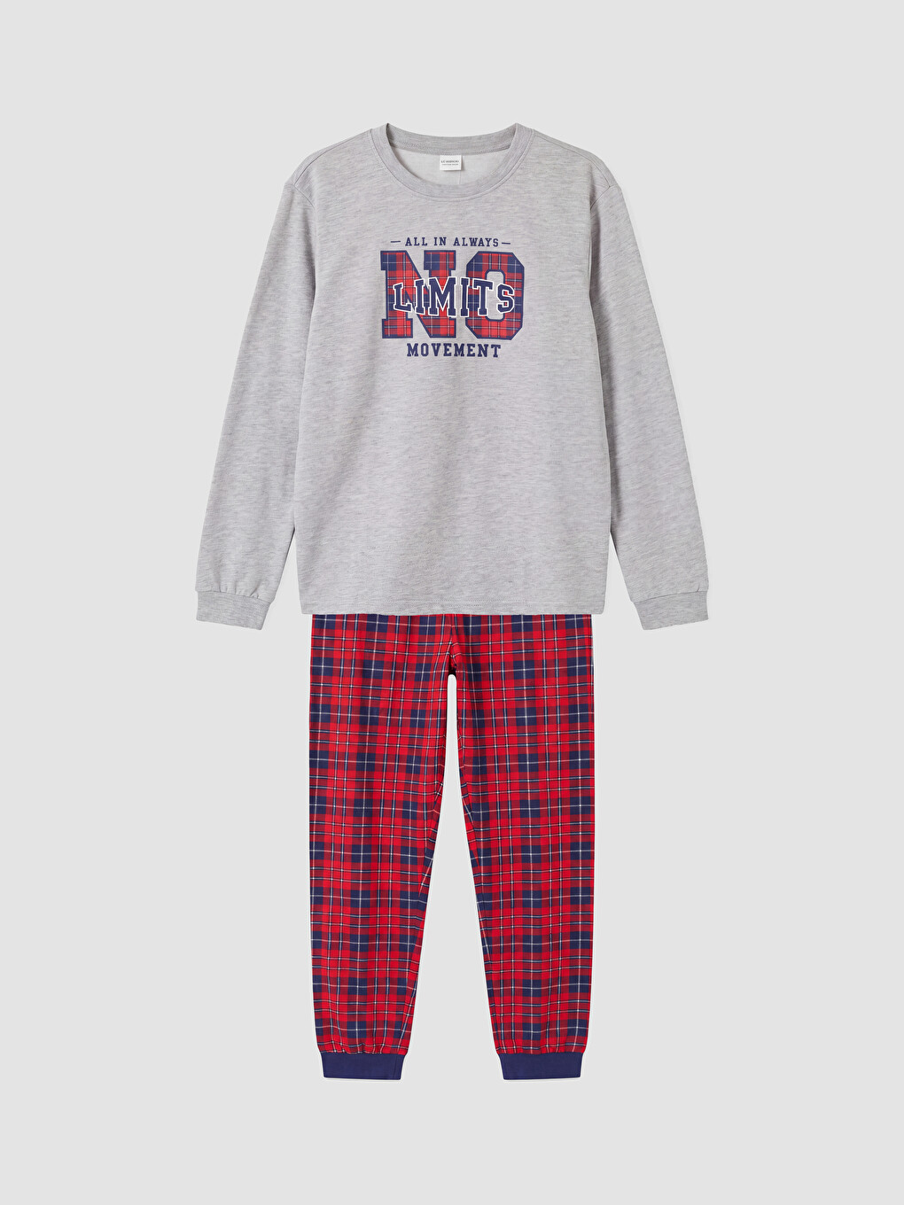 Crew Neck Boys' Pyjamas Set