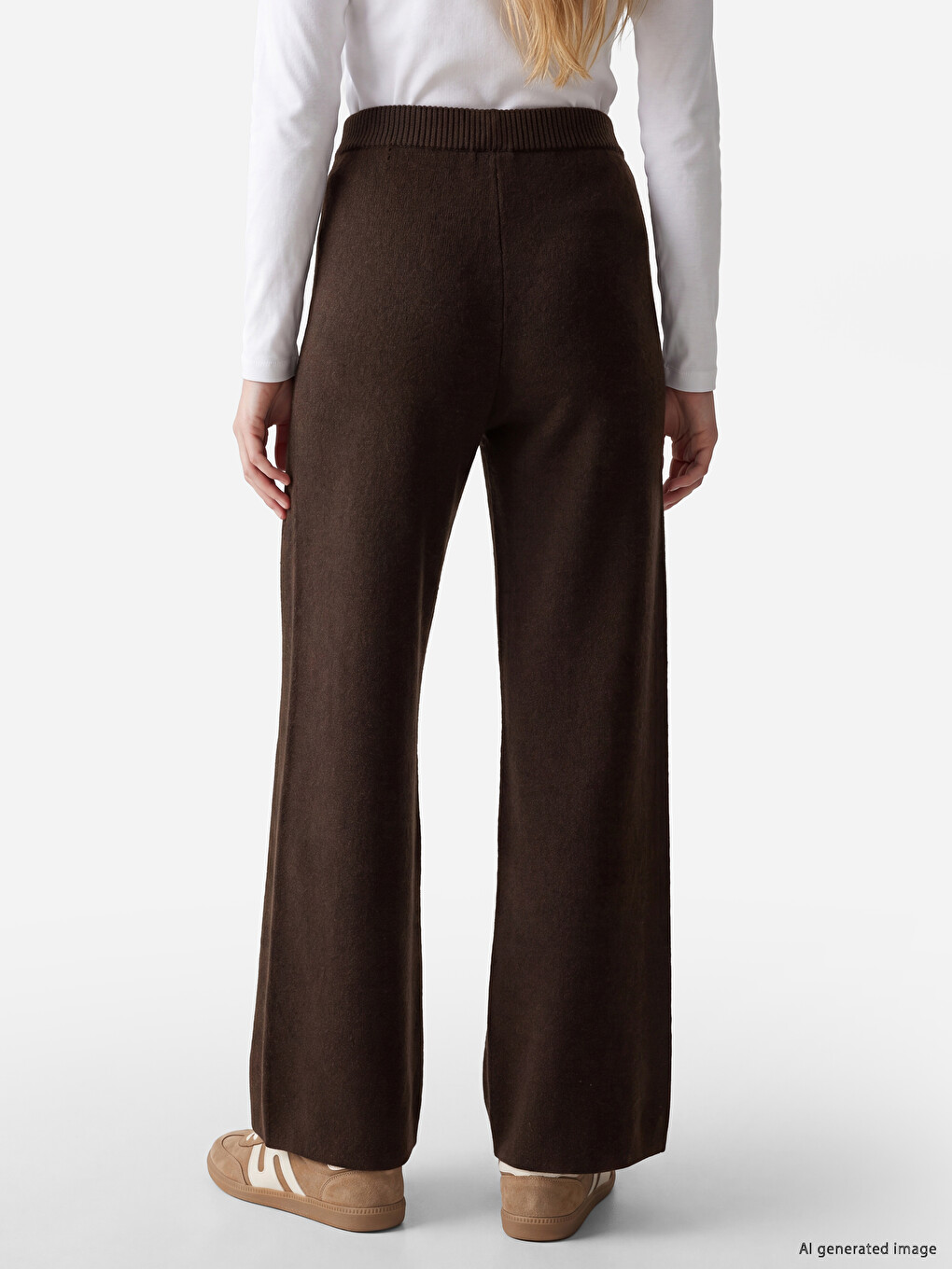 Woman Brown Trousers-3