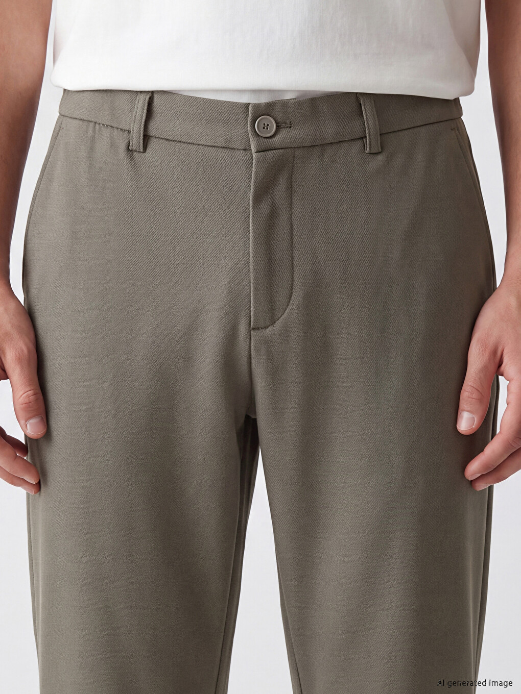Regular Fit Men's Trousers-3