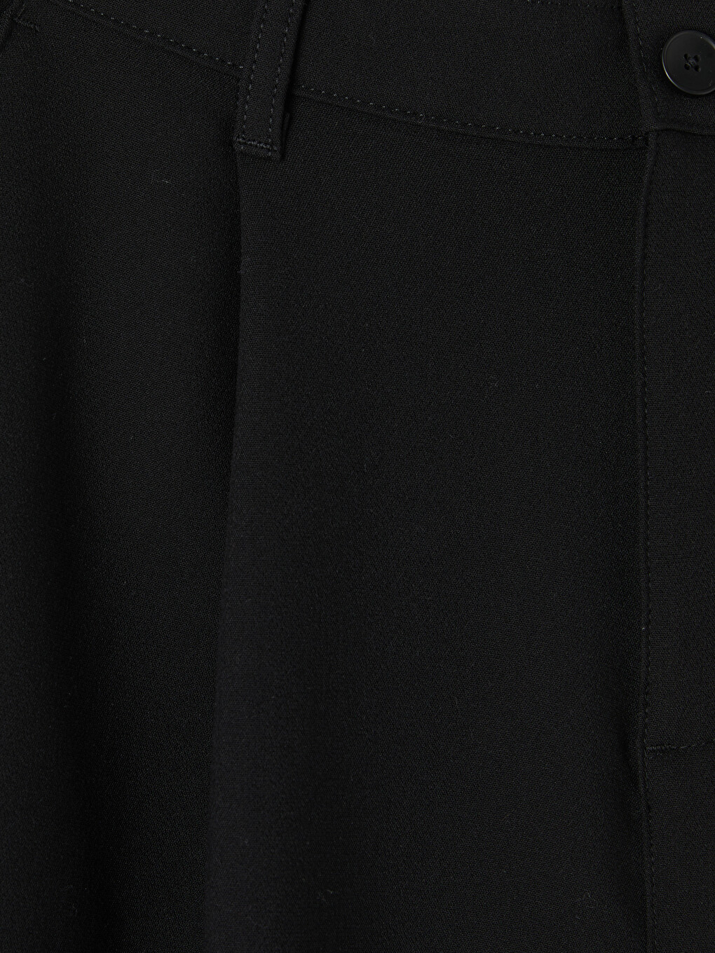 Siyah Relax Fit Erkek Pileli Pantolon-1