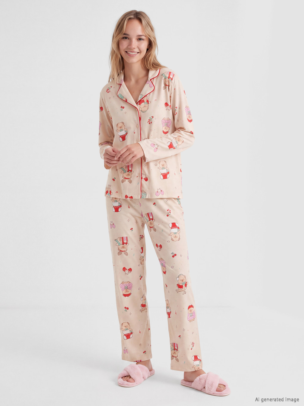 New Year Themed Women's Pyjamas Set