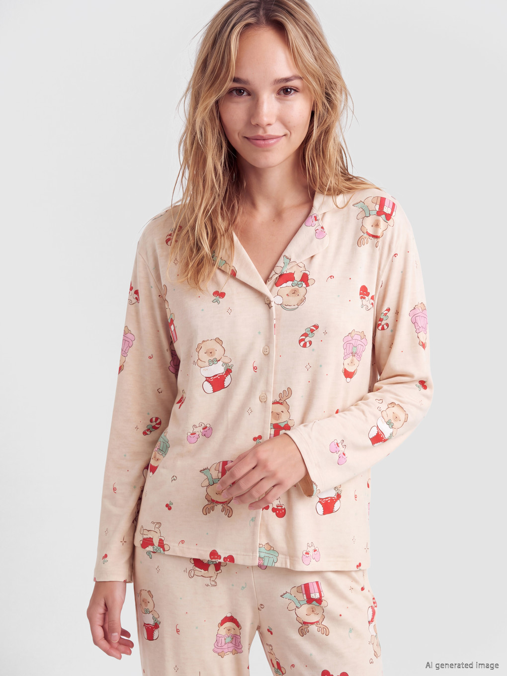 New Year Themed Women's Pyjamas Set-1