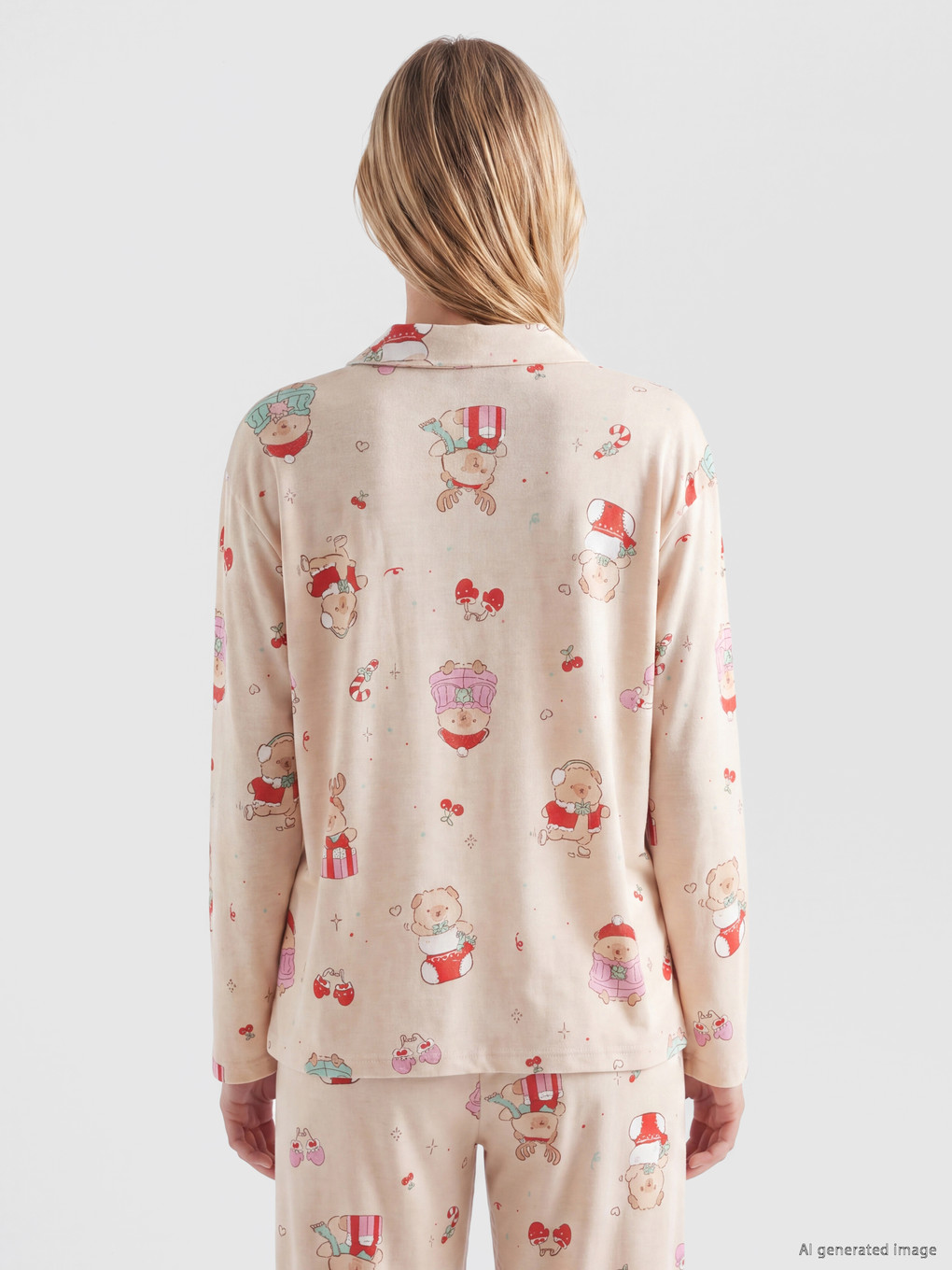 New Year Themed Women's Pyjamas Set-3