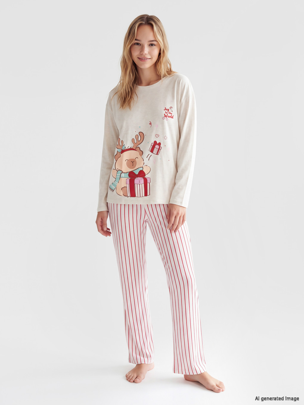 New Year Themed Women's Pyjamas Set