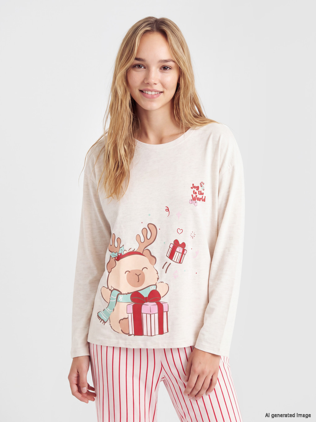 New Year Themed Women's Pyjamas Set-1